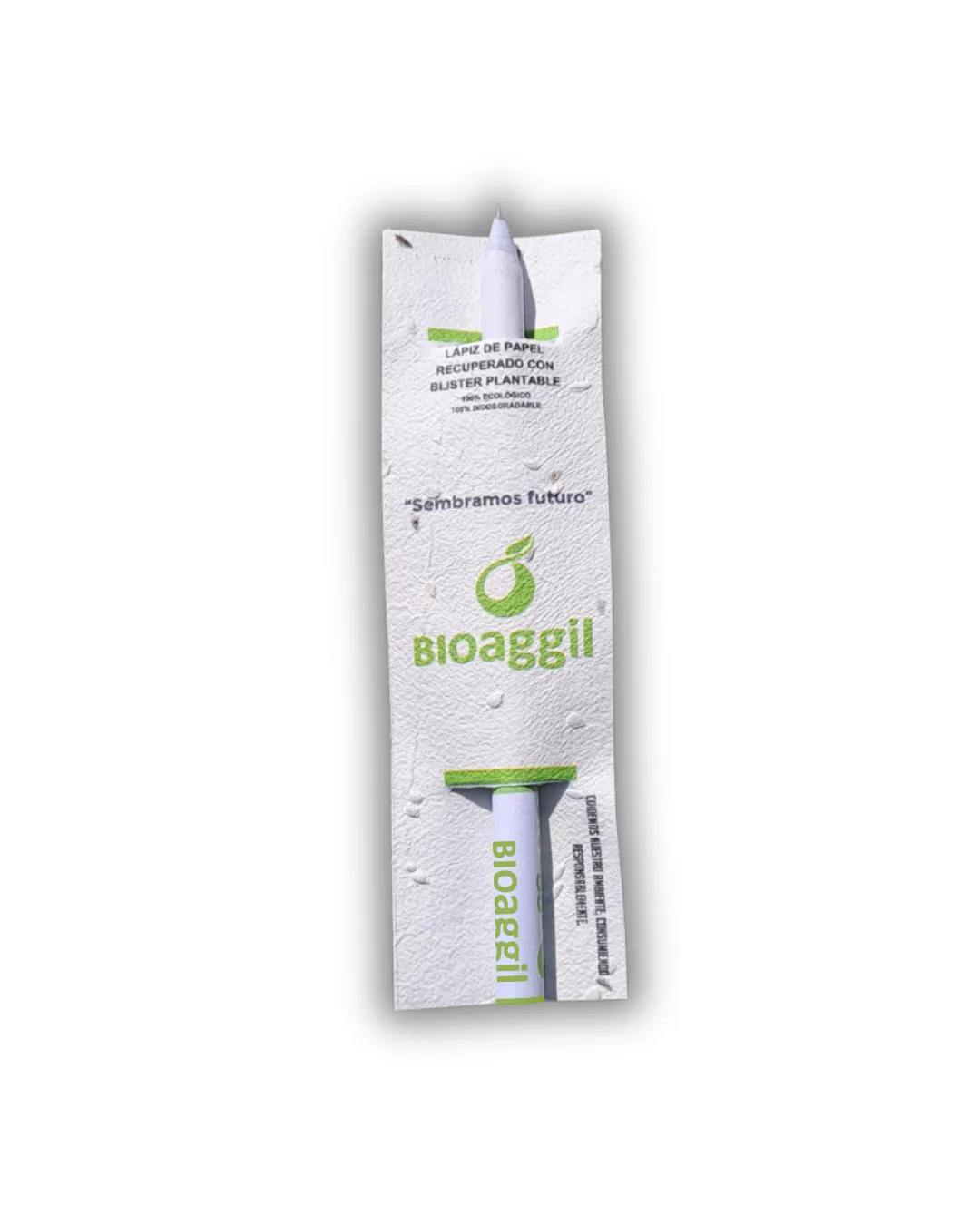 100 Lápices de papel reutilizado con Blister Plantable🌱